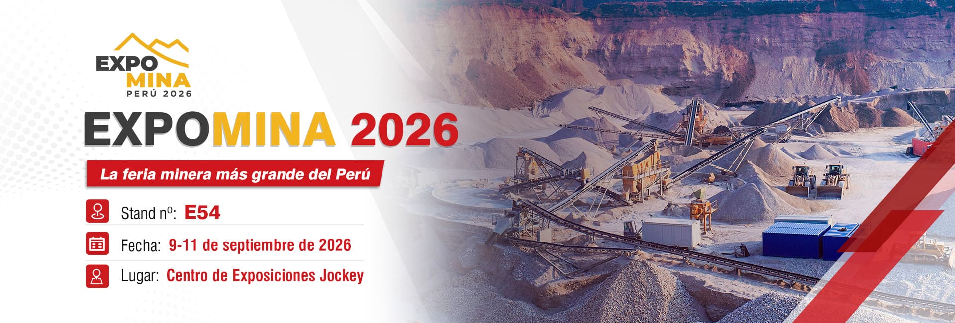 Booth CFTC E54 di EXPOMINA Peru 2026 di Lima