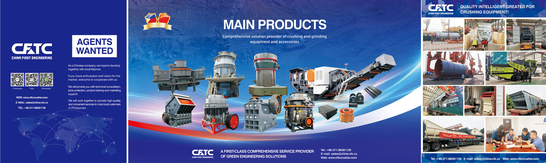 Booth CFTC di Philconstruct 2023 di Manila Filipina