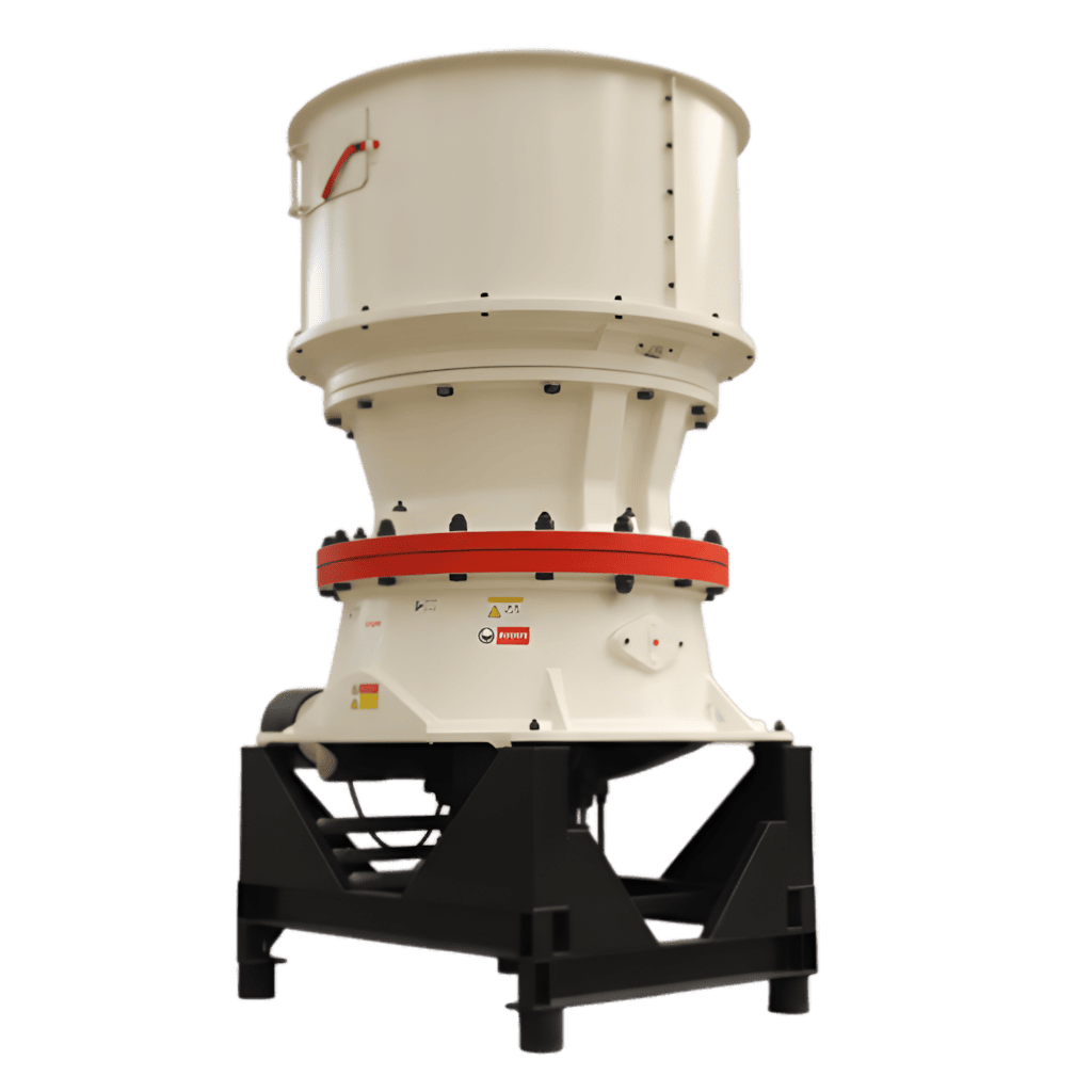 Single cylinder hydraulic cone crusher