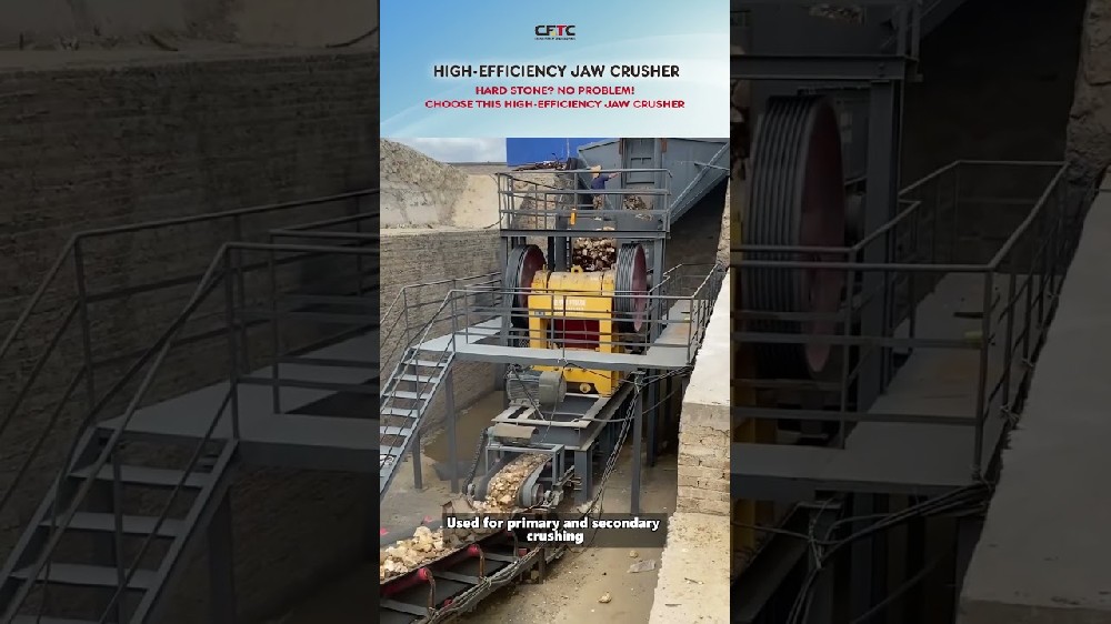 Jaw crusher — inti dari setiap stone crushing plant. - Video Mesin Pemecah Batu | CFTC