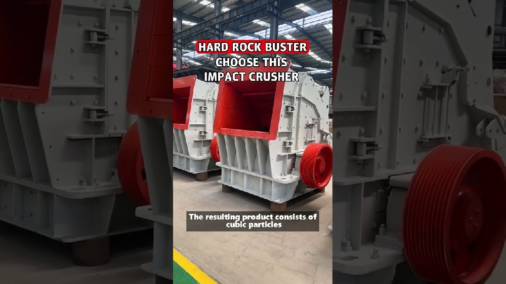Impact crusher memiliki fungsi pembentukan bawaan, dan butiran hasil keluaran bulat serta tampak bagus - Video Mesin Pemecah Batu | CFTC