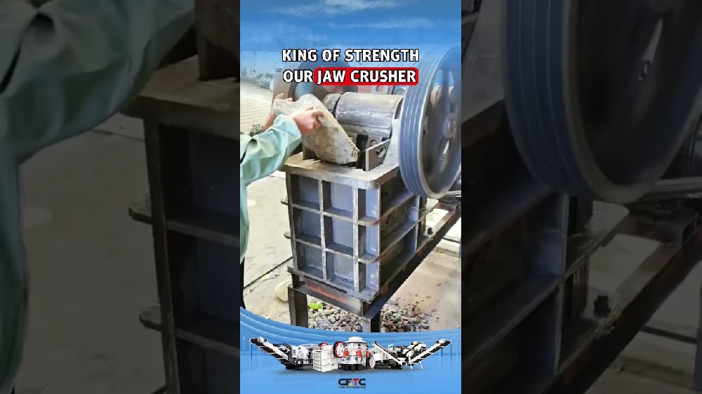 Jaw crusher efisiensi tinggi untuk membantu meningkatkan efisiensi produksi Anda. - Video Mesin Pemecah Batu | CFTC