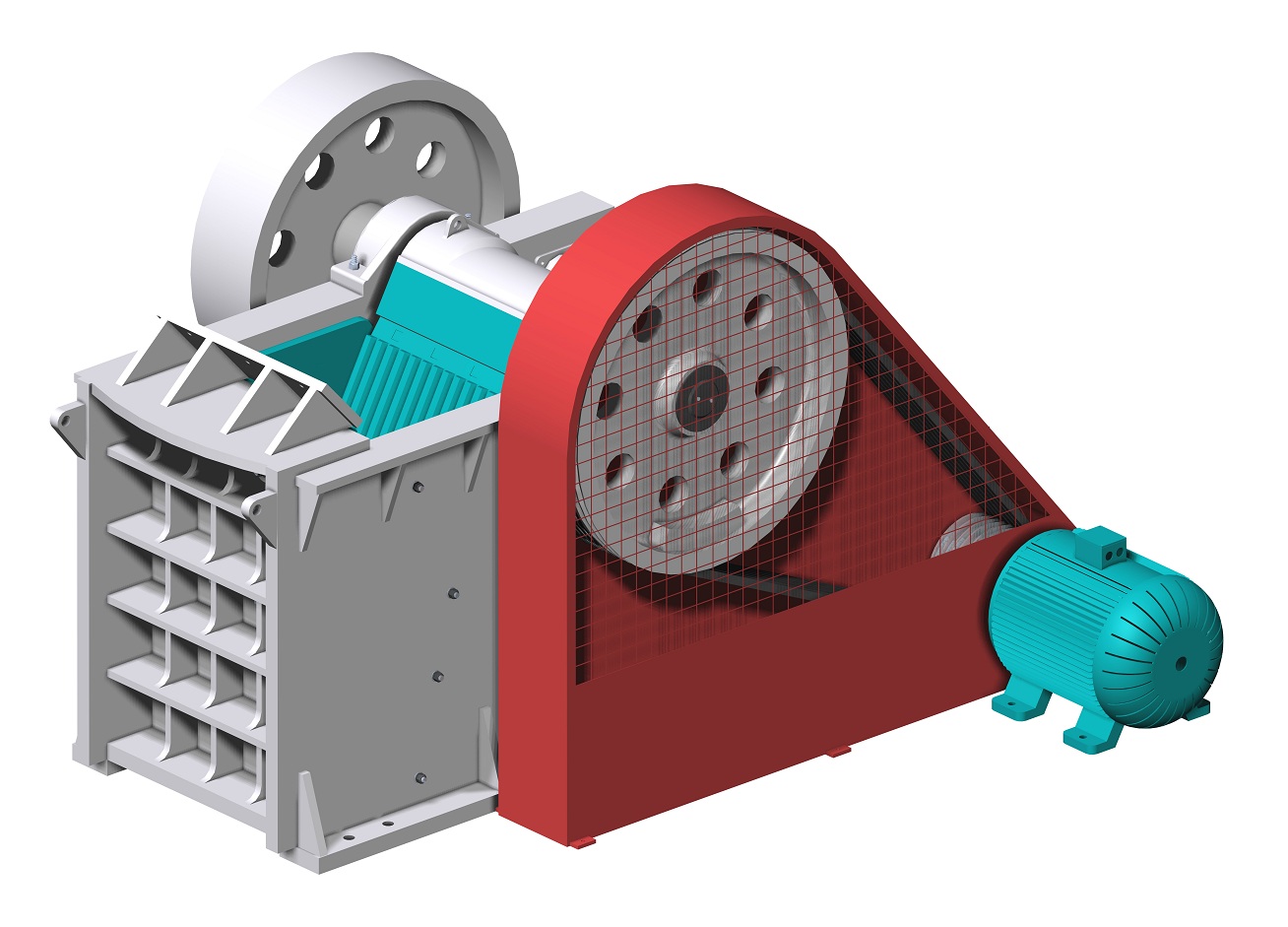 Struktur Internal jaw crusher Metso PE900*1200 | Mesin Pemecah Batu CFTC