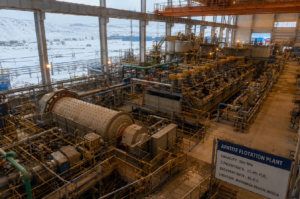 Proyek Flotasi Apatit Rusia - Murmansk Region, Russia Studi Kasus Pabrik Pemecah Batu