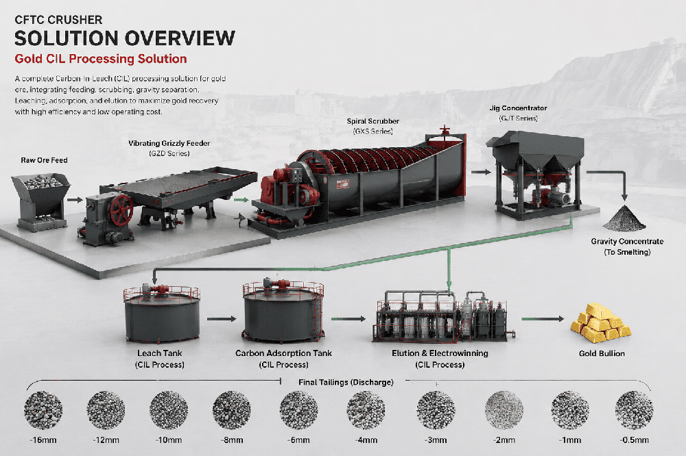 Gravity Separation Plant untuk Emas Aluvial, Timah, Wolfram & Mineral Berat - Solusi Pabrik Pemecah Batu