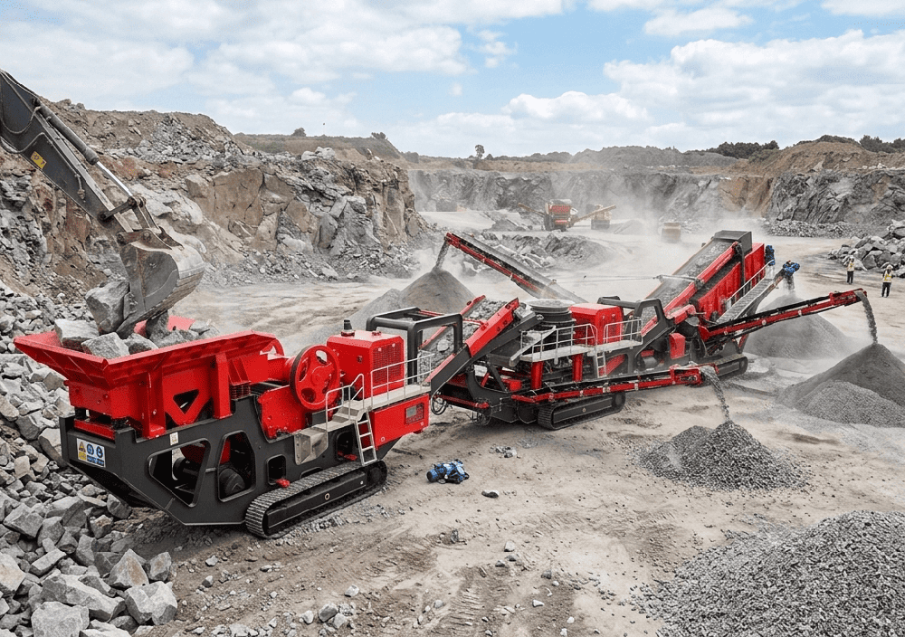 Mobile Crushing Plant untuk Proyek Tambang Gunung - Solusi Pabrik Pemecah Batu